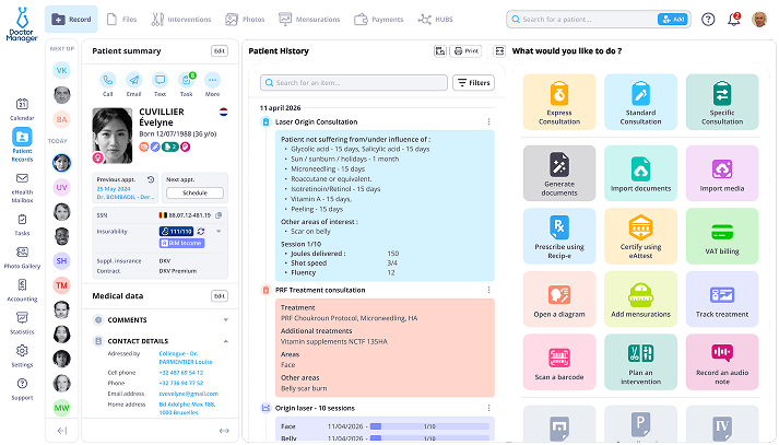 Doctor Manager - logiciel médical pour médecin esthétique