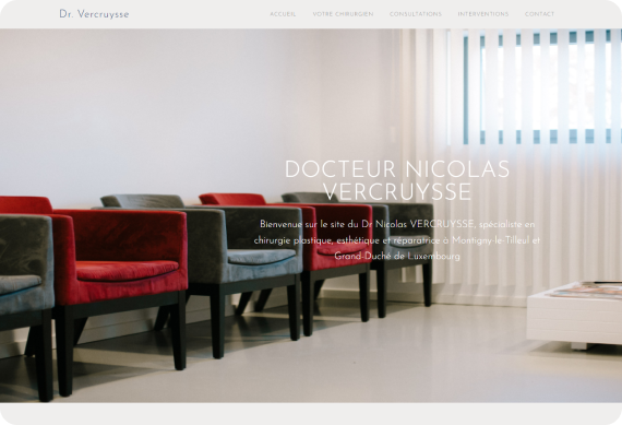 Site du Dr Nicolas Vercruysse